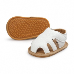 Sandalen Des Netten Sommer-Beiläufigen Ledernen Babys