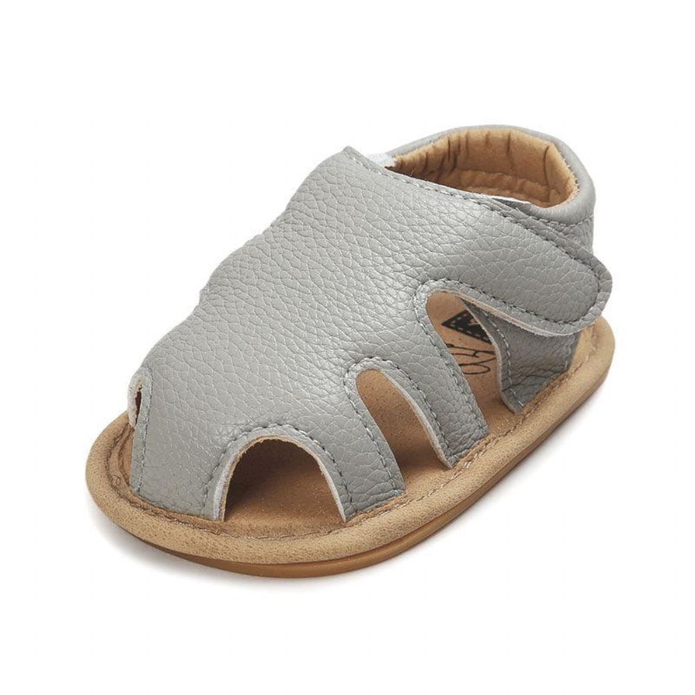 Sandalen Des Netten Sommer-Beiläufigen Ledernen Babys