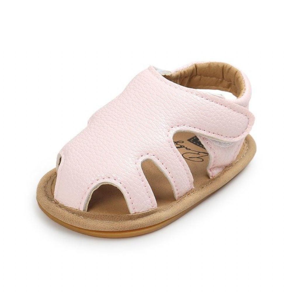 Sandalen Des Netten Sommer-Beiläufigen Ledernen Babys