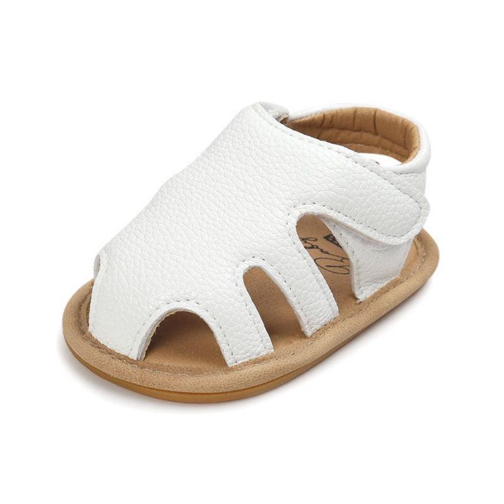 Sandalen Des Netten Sommer-Beiläufigen Ledernen Babys