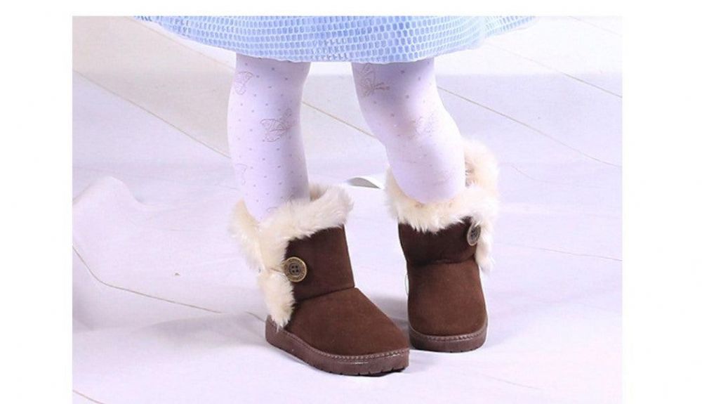 Winterstiefel Aus Superweichem Öko-Pelz Für Kinder