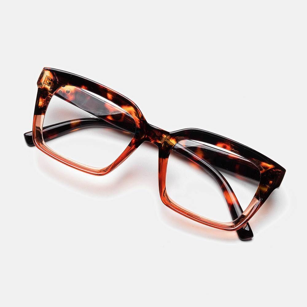 5-Farbige Cat-Eye-Box-Lesebrille Mit Dickem Rahmen