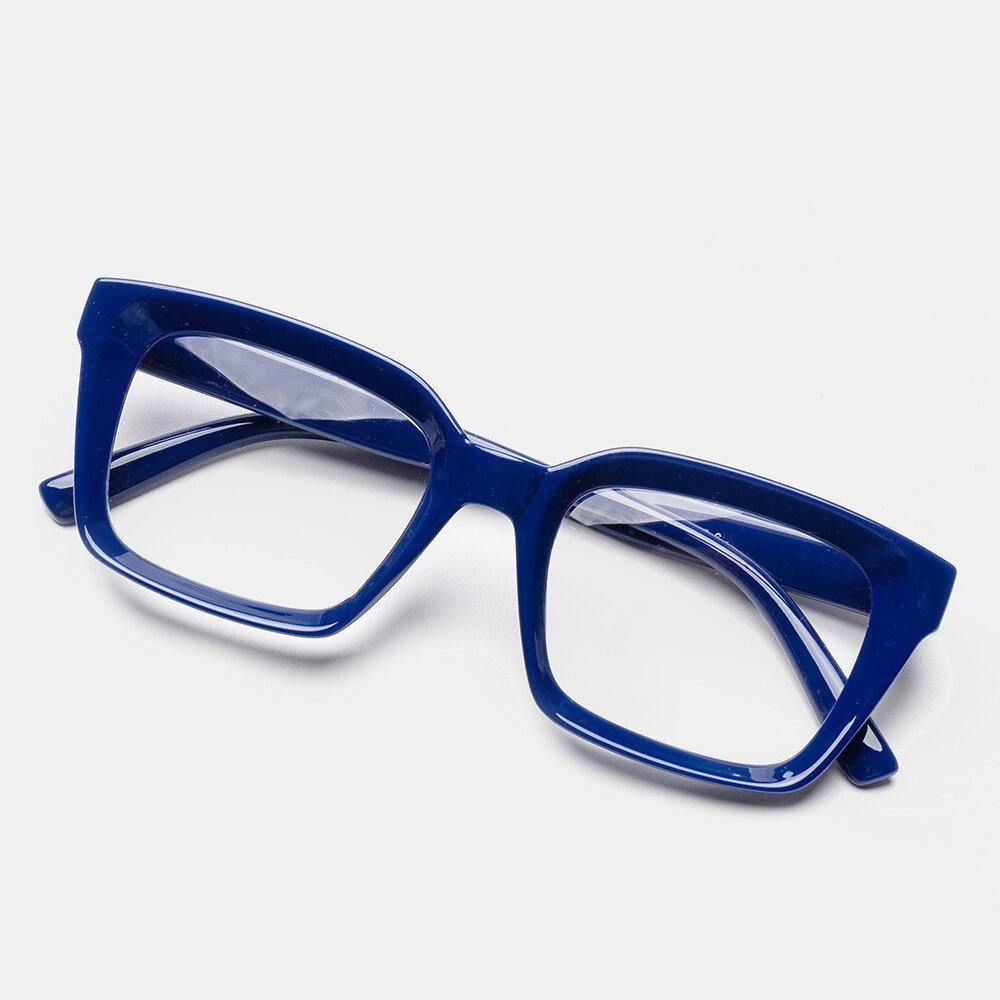 5-Farbige Cat-Eye-Box-Lesebrille Mit Dickem Rahmen