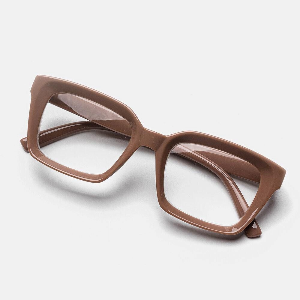 5-Farbige Cat-Eye-Box-Lesebrille Mit Dickem Rahmen