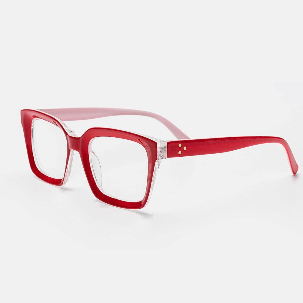 5-Farbige Cat-Eye-Box-Lesebrille Mit Dickem Rahmen