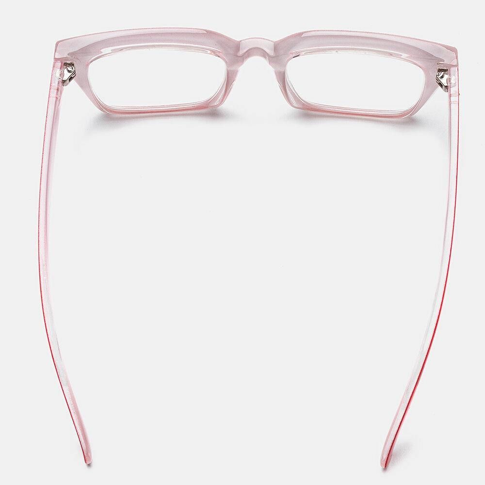 5-Farbige Cat-Eye-Box-Lesebrille Mit Dickem Rahmen