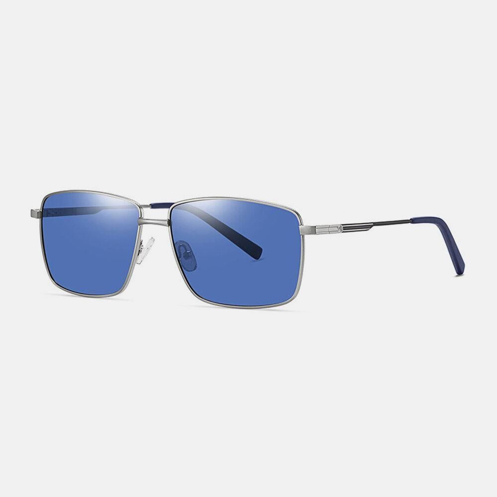 Polarisierte Herren-Sonnenbrille Mit Uv-Schutz Und Metallrahmen