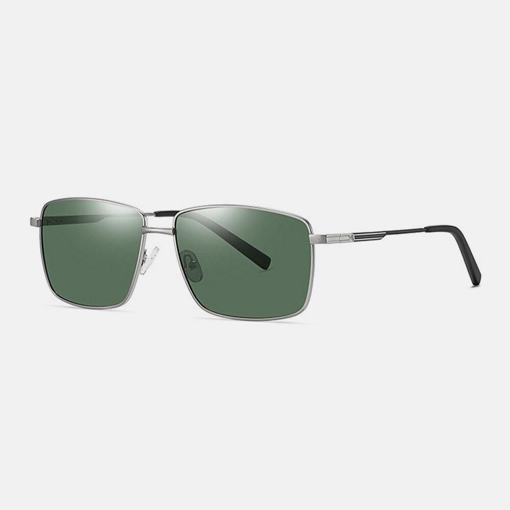 Polarisierte Herren-Sonnenbrille Mit Uv-Schutz Und Metallrahmen