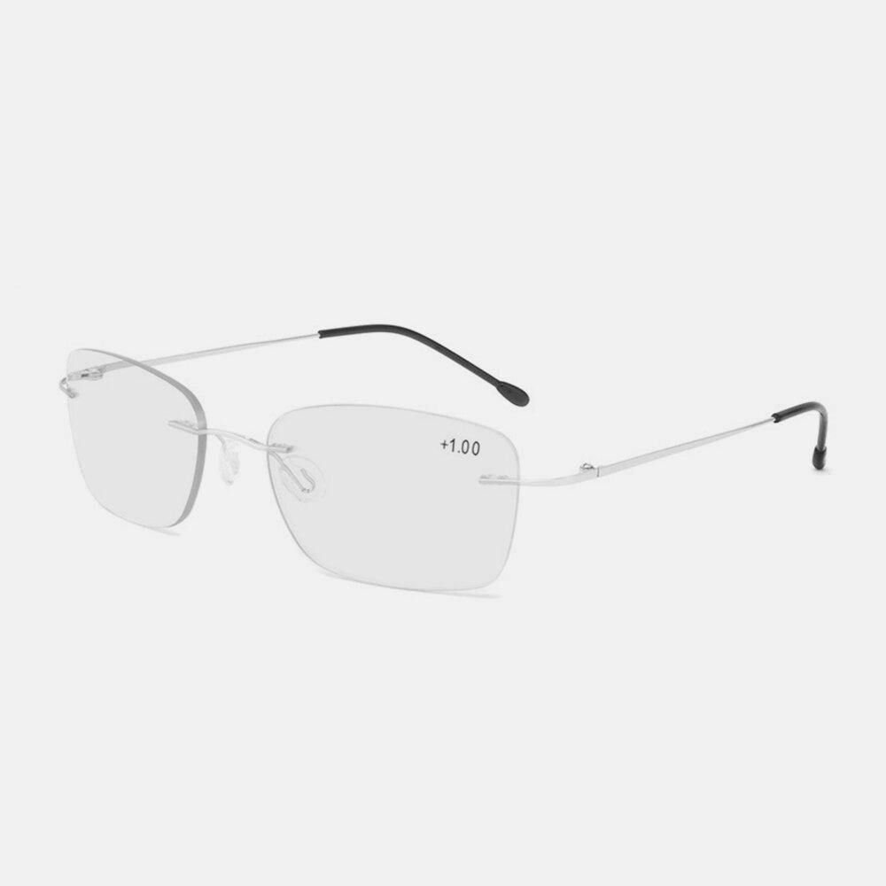 Unisex Dual-Use Frameless Multi-Focus Anti-Blaulicht Intelligente Automatische Zoom-Lesebrille Presbyopie-Brille