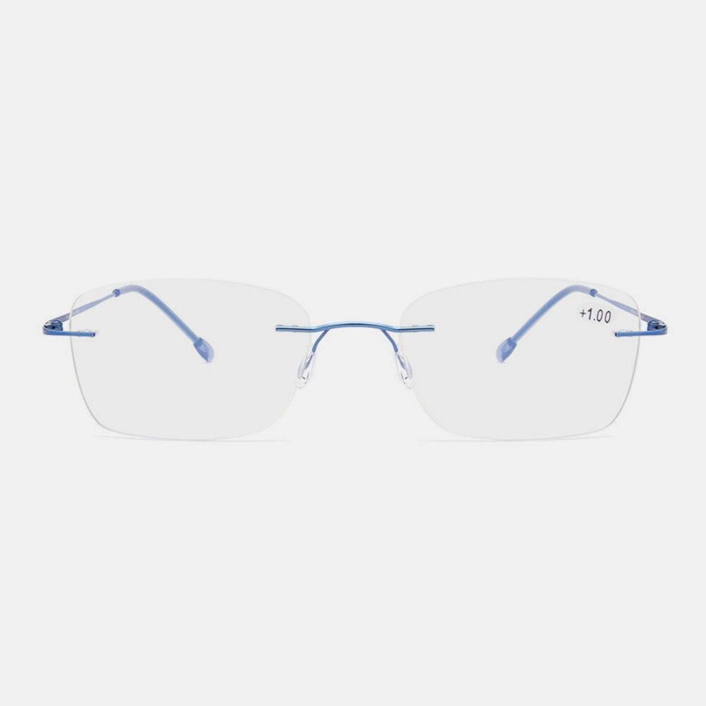 Unisex Dual-Use Frameless Multi-Focus Anti-Blaulicht Intelligente Automatische Zoom-Lesebrille Presbyopie-Brille