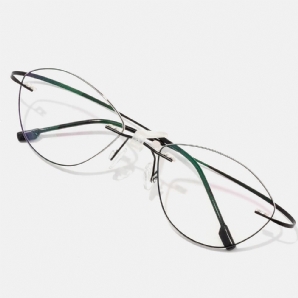 Unisex-Lesebrille Mit Weichem Katzenauge Und Feinem Rand