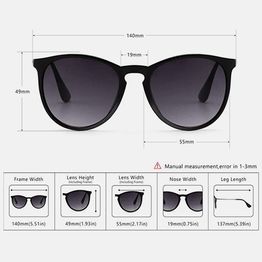 Unisex Retro Vintage Quadratische Form Oversize-Rahmen Uv-Schutz Mode-Sonnenbrille