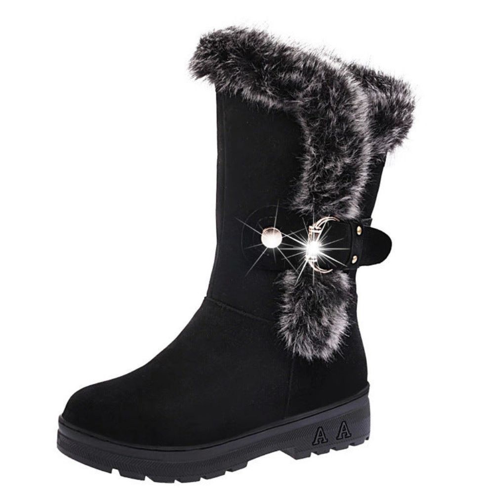 Beiläufige Warme Winter-Schnee-Stiefel-Frauen