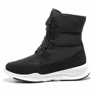 High-Top-Plus-Schneestiefel Aus Samt