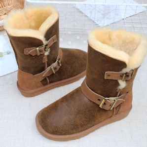 Warme Schneeschuhe Baumwollstiefel