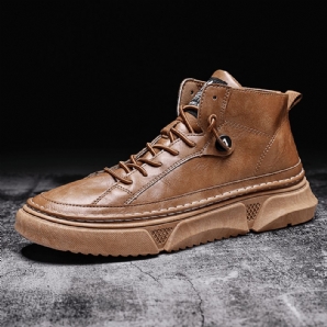 Wasserdichte High-Top-Sport-Tooling-Stiefel Aus Mikrofaserleder Für Herren