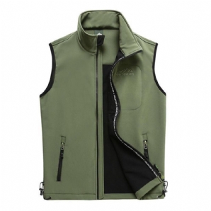 Outdoor-Softshell-Sport-Warme Einfarbige Weste Für Herren