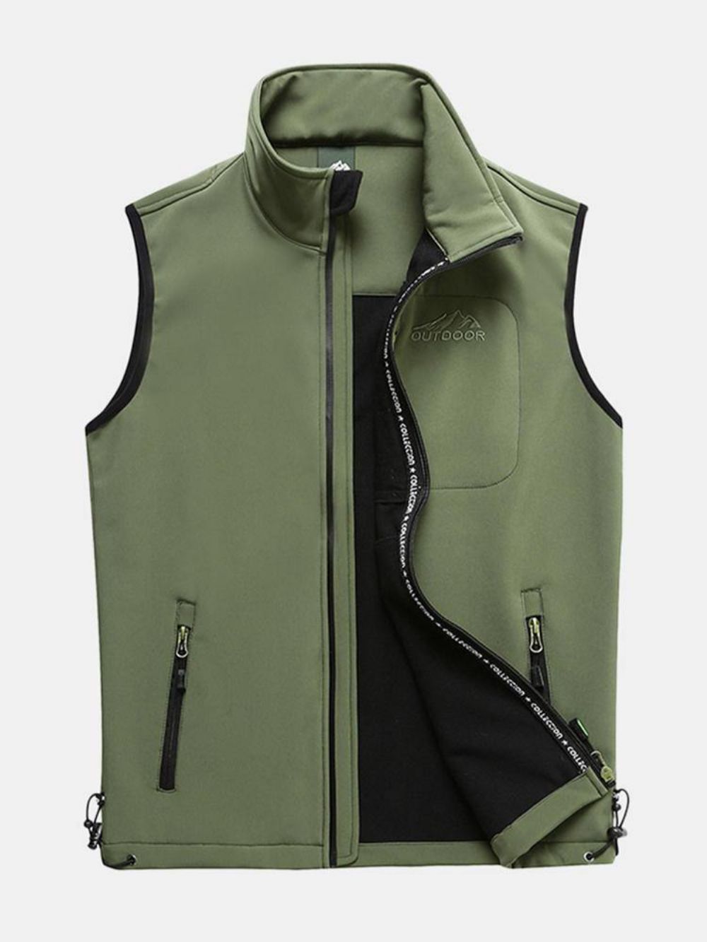 Outdoor-Softshell-Sport-Warme Einfarbige Weste Für Herren