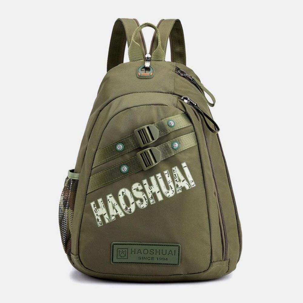 Herren-Camouflage-Multifunktions-Wasserdichte Sport-Brusttasche Mit Großer Kapazität Umhängetasche Umhängetasche Rucksack