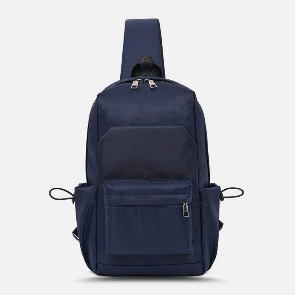 Herren Oxford Große Kapazität Brusttasche Multi-Taschen Umhängetasche Umhängetasche