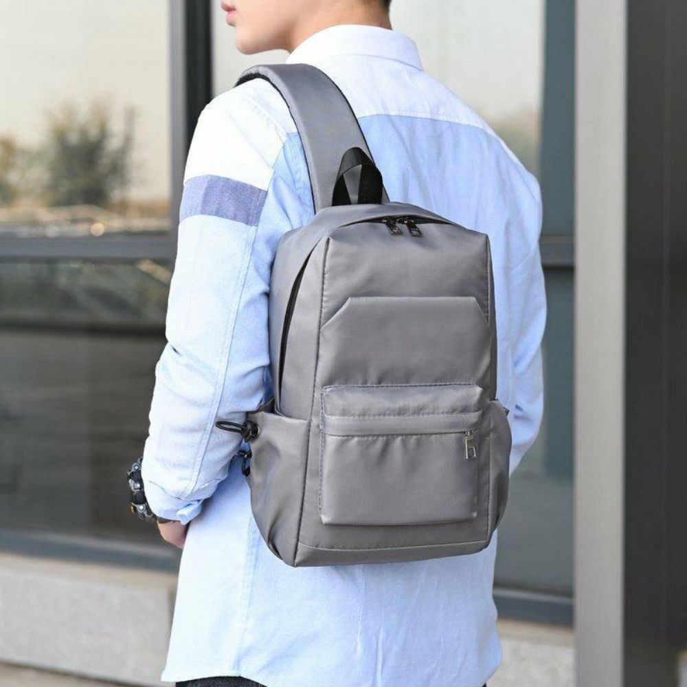 Herren Oxford Große Kapazität Brusttasche Multi-Taschen Umhängetasche Umhängetasche