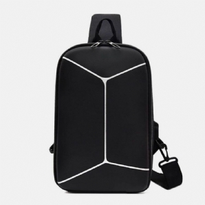 Männer Nylon Usb Lade Lässige Outdoor Kurze Brusttasche Umhängetasche