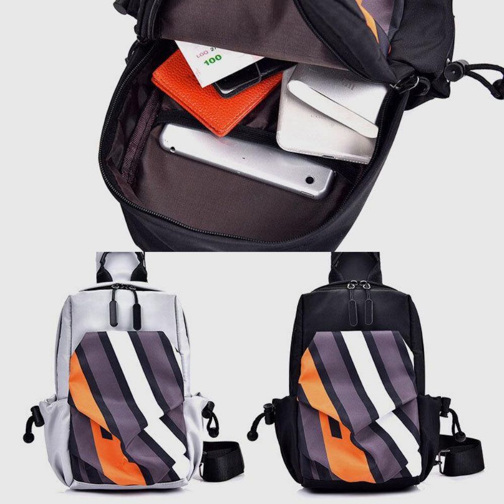 Männer Oxford Tuch Lässige Mode Wasserdichte Outdoor Brusttasche Umhängetasche