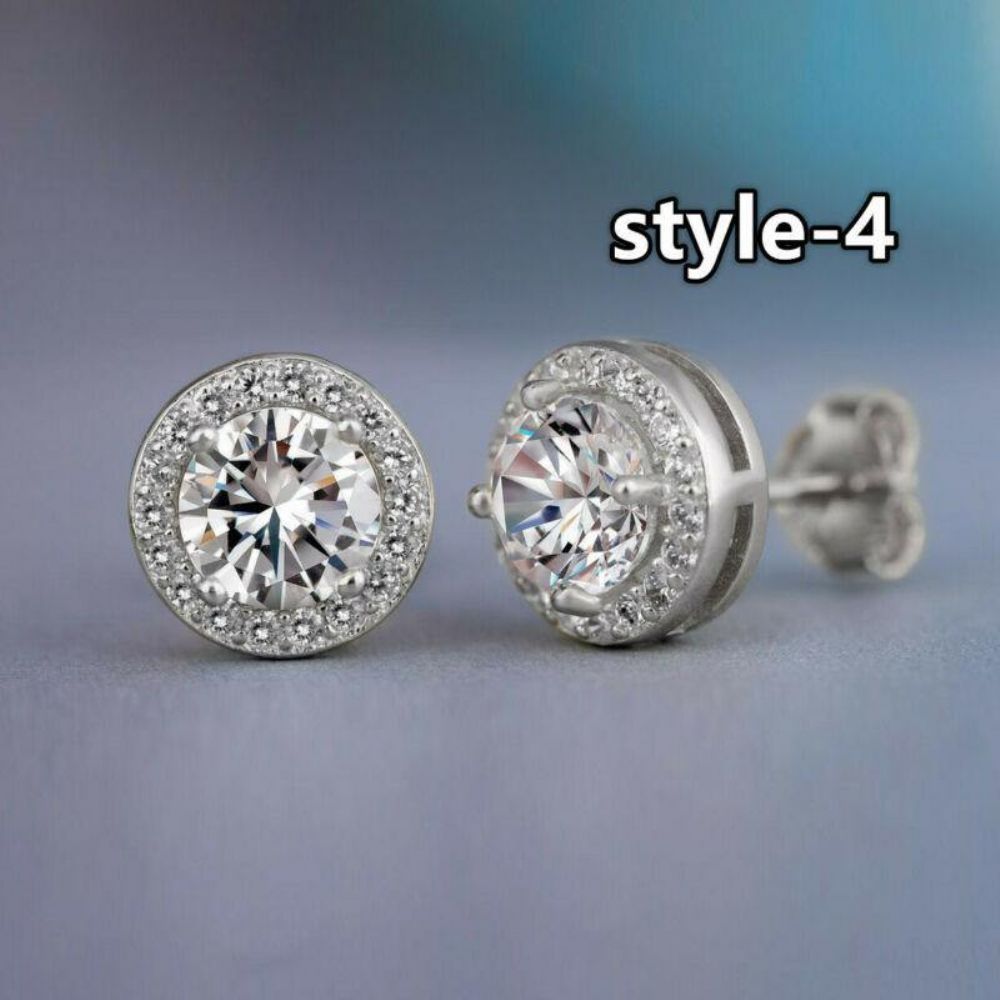 Huitan Mode Geometrische Frauen Ohrstecker Zirkonia Hochzeit Täglich Tragbare Modeschmuck Hot Dropshipping