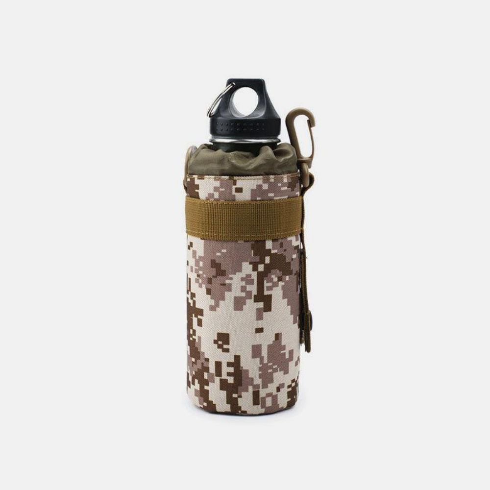 Männer Nylon Camouflage Sport Outdoor Wasserflasche Tasche Gürteltasche