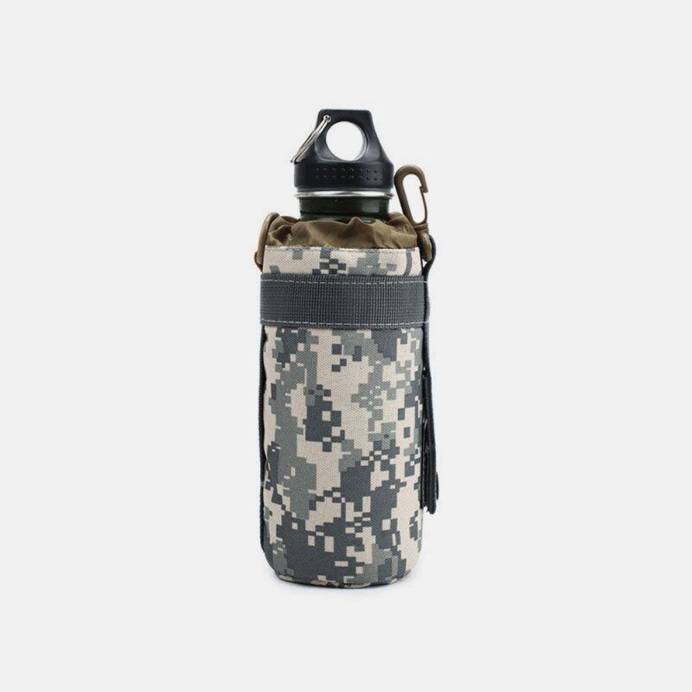 Männer Nylon Camouflage Sport Outdoor Wasserflasche Tasche Gürteltasche