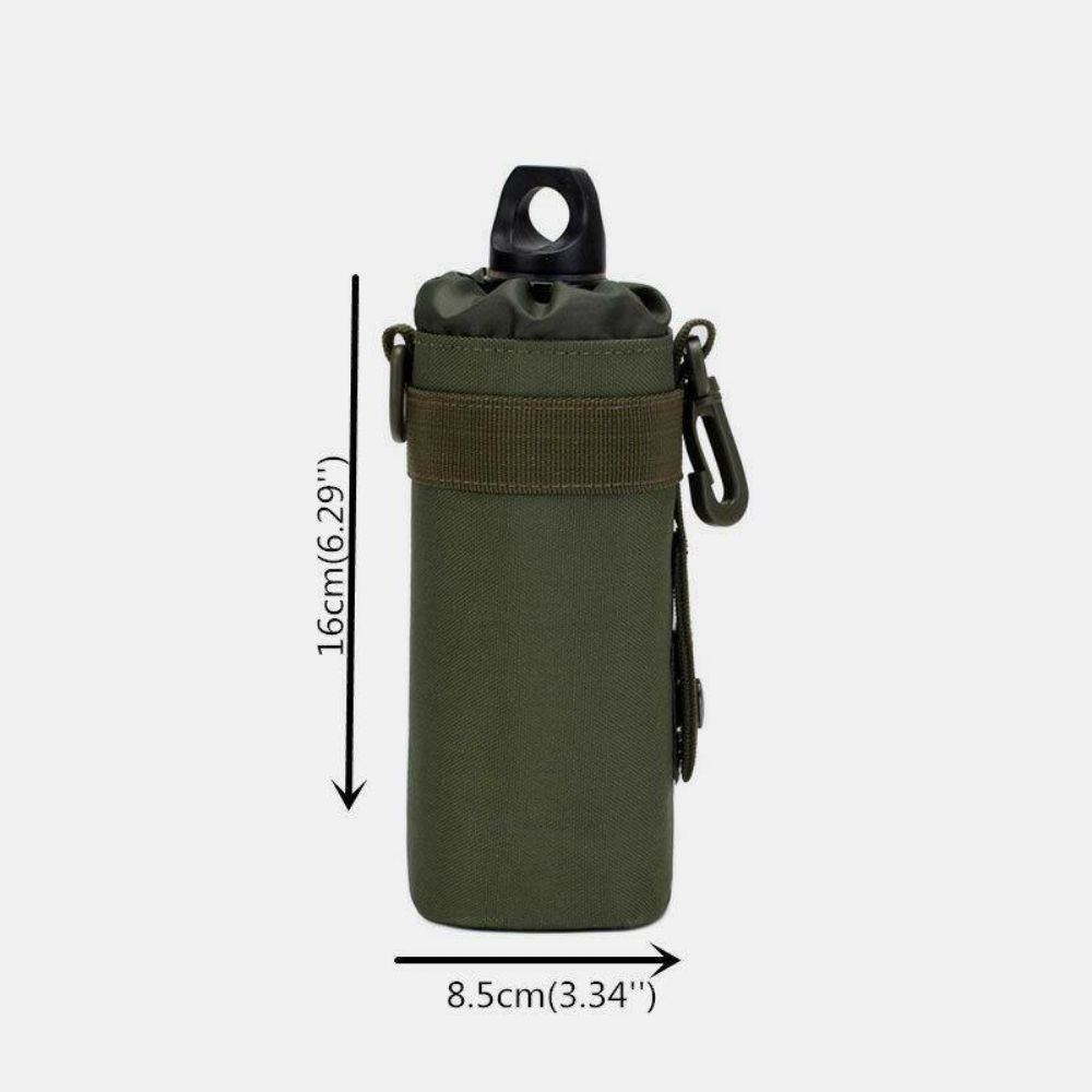 Männer Nylon Camouflage Sport Outdoor Wasserflasche Tasche Gürteltasche