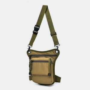 Männer Nylon Camouflage Tactical Outdoor Sport Multifunktions Wasserdichte Gürteltasche Beintasche Umhängetasche Zum Reiten