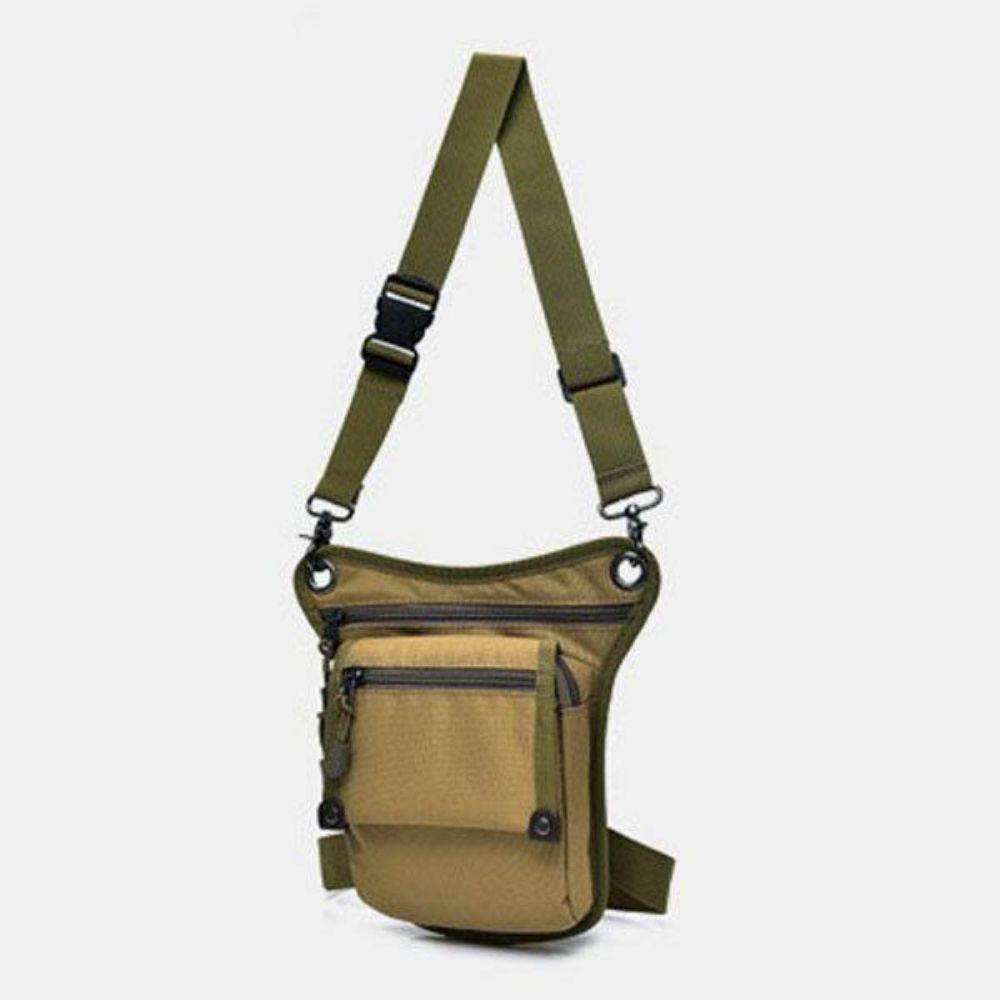 Männer Nylon Camouflage Tactical Outdoor Sport Multifunktions Wasserdichte Gürteltasche Beintasche Umhängetasche Zum Reiten