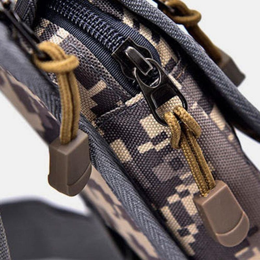 Männer Nylon Camouflage Tactical Outdoor Sport Multifunktions Wasserdichte Gürteltasche Beintasche Umhängetasche Zum Reiten