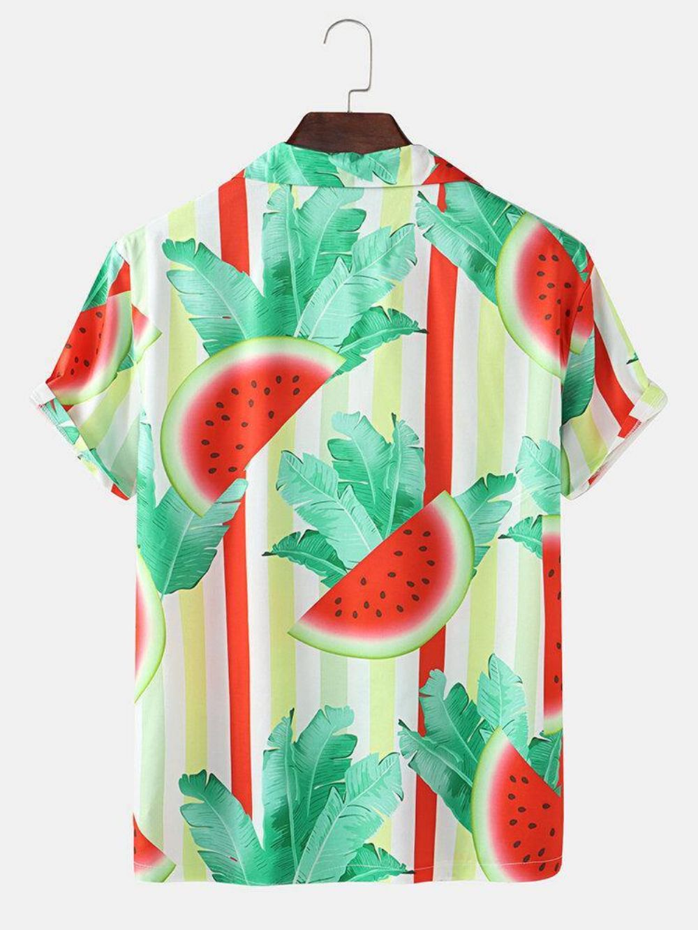 Freizeithemden Mit Wassermelonen-Print Für Herren