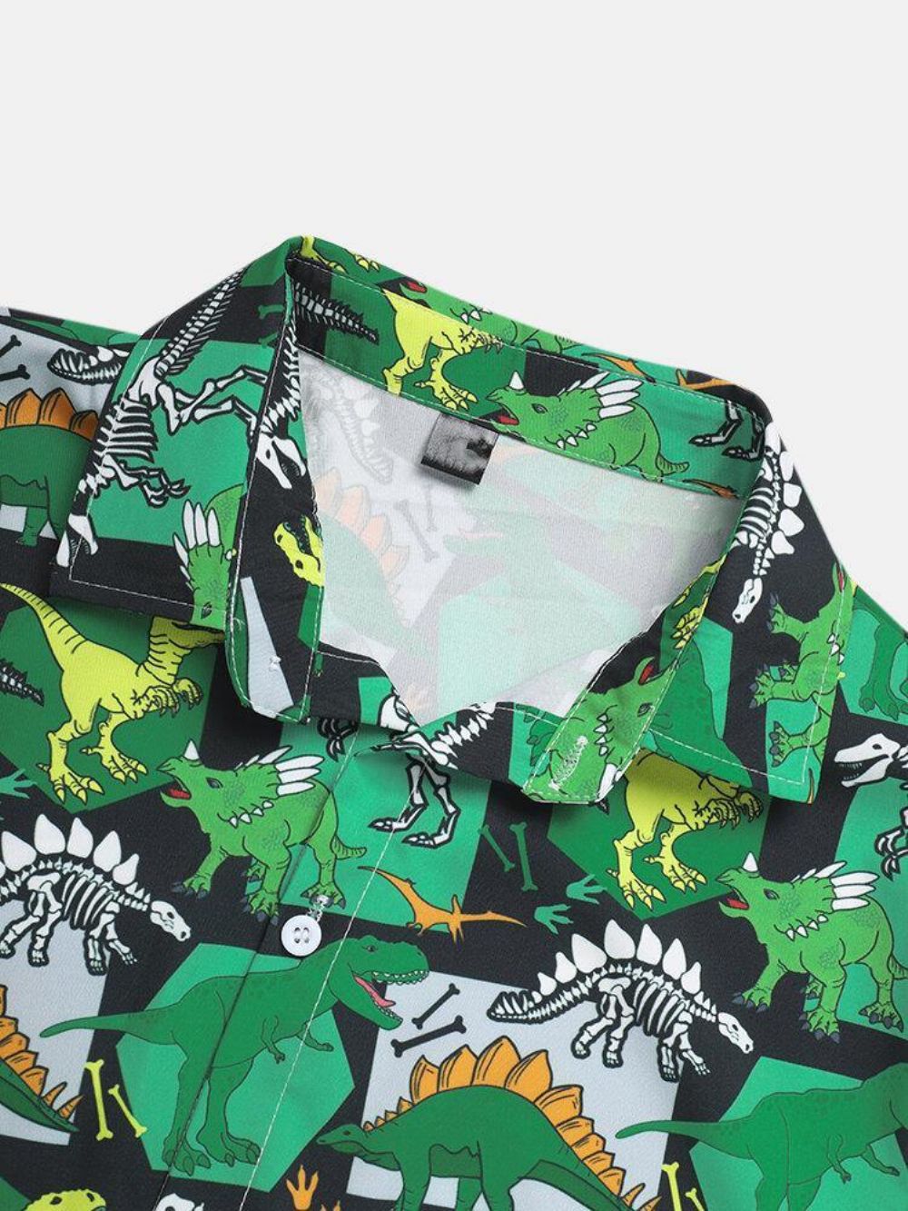 Lässige Dinosaurier-Cartoon-Shirts Für Herren