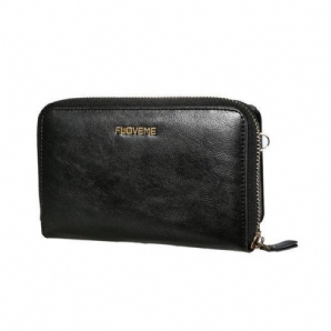 Floveme Damen 5.5 Zoll Handy Geldbörse Pu Leder Clutch Bag Umhängetasche