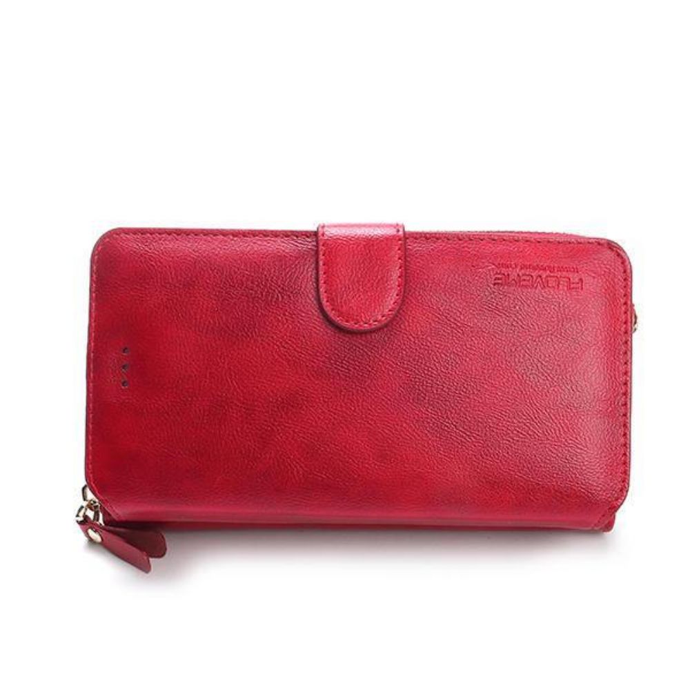 Floveme Damen 5.5 Zoll Handy Geldbörse Pu Leder Clutch Bag Umhängetasche